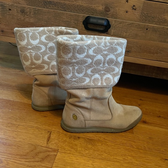 Coach Tatum suede boots with box. Size 7. - Picture 2 of 10